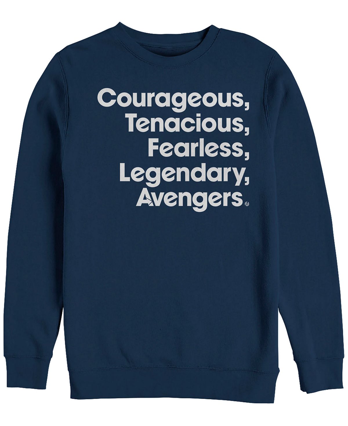 

Мужские брюки Marvel Avengers Endgame Courageous Tenacious Fearless Legendary, флис с круглым вырезом Fifth Sun