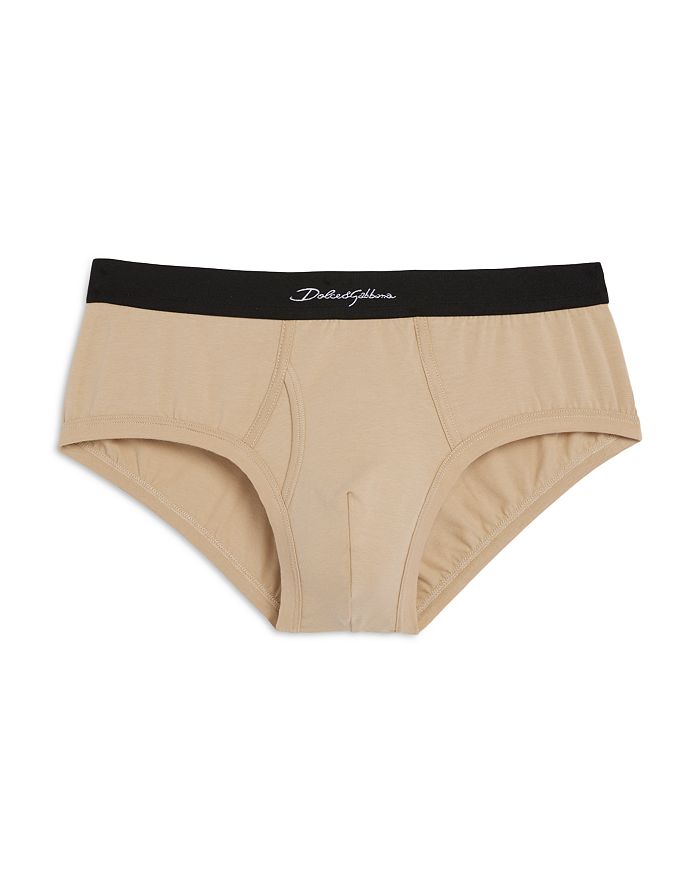 

Трусы-брифы Slip Brando Italic Logo Dolce & Gabbana, коричневый/бежевый