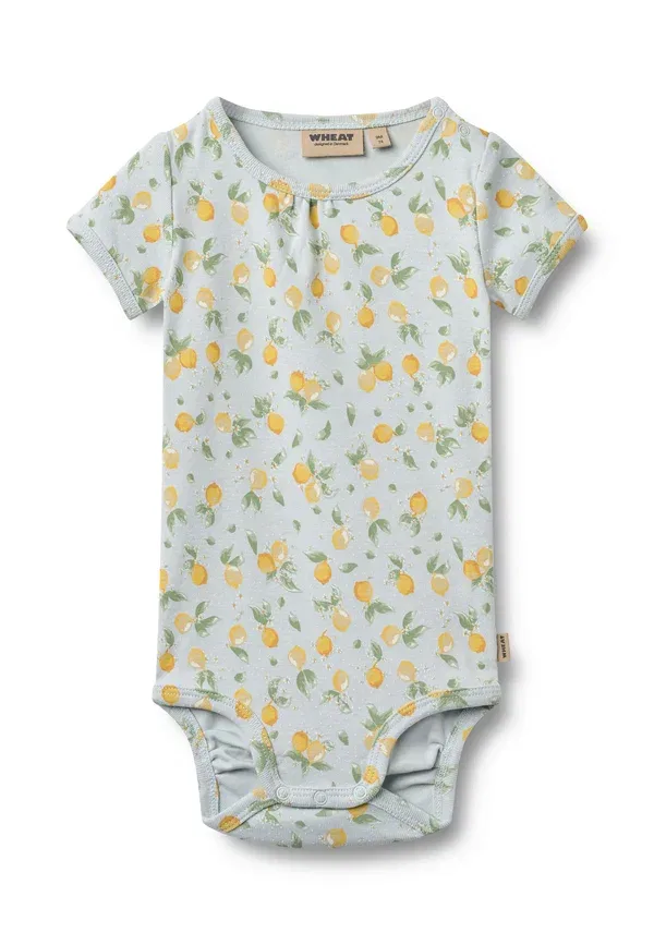 Боди Linette body, цвет пшеничный, летний синий цитрус