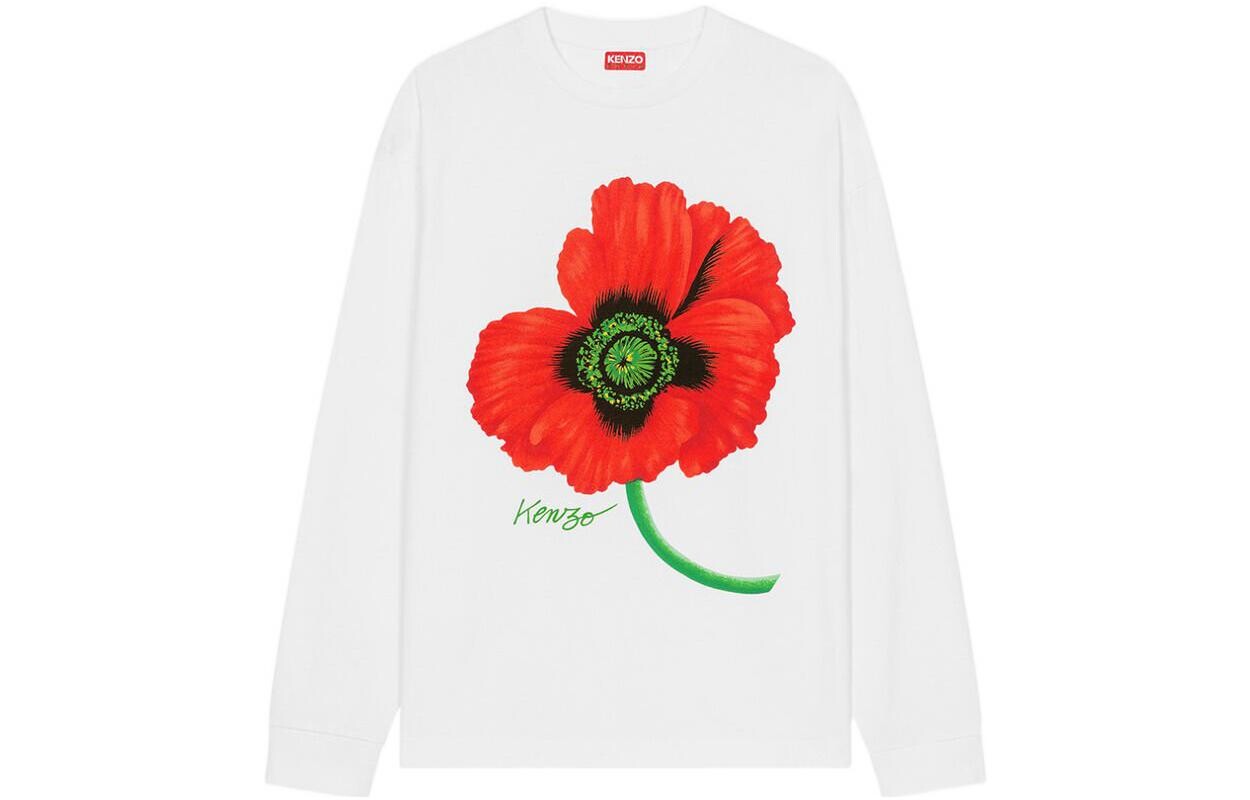 

Футболка с длинным рукавом Poppy By Nigo Kenzo, белый