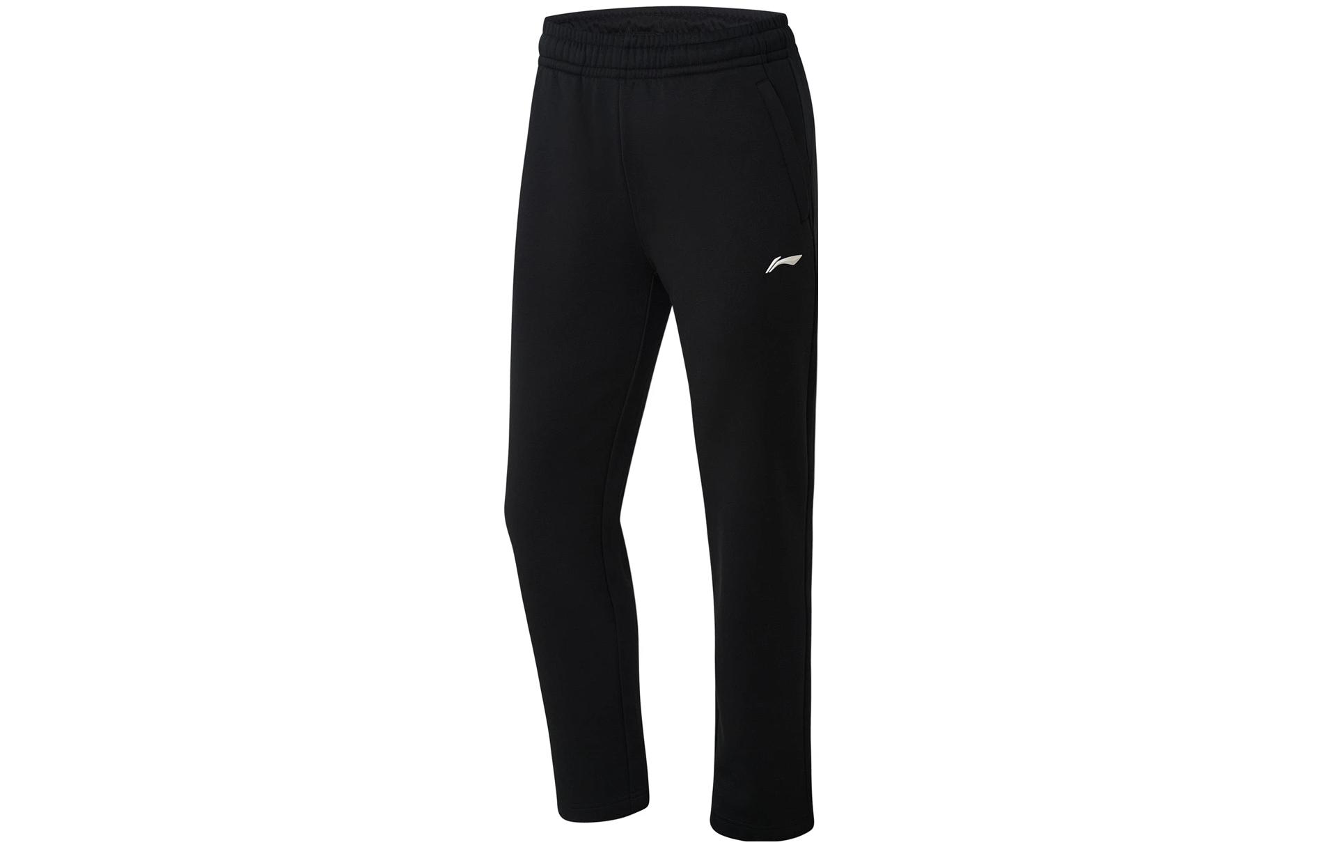 

Li-Ning Knitted Sweatpants Women's Black Moderate Straight Fit Pants