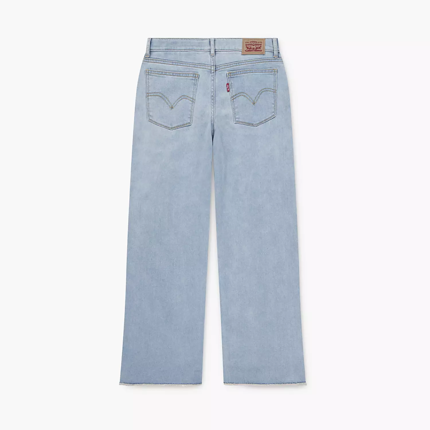 Широкие джинсы для девочек 7-16 лет Levi's, цвет Bauhaus Blues - Medium Wash — фото 2