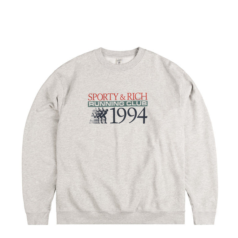 

Свитер finish line crewneck Sporty & Rich, серый