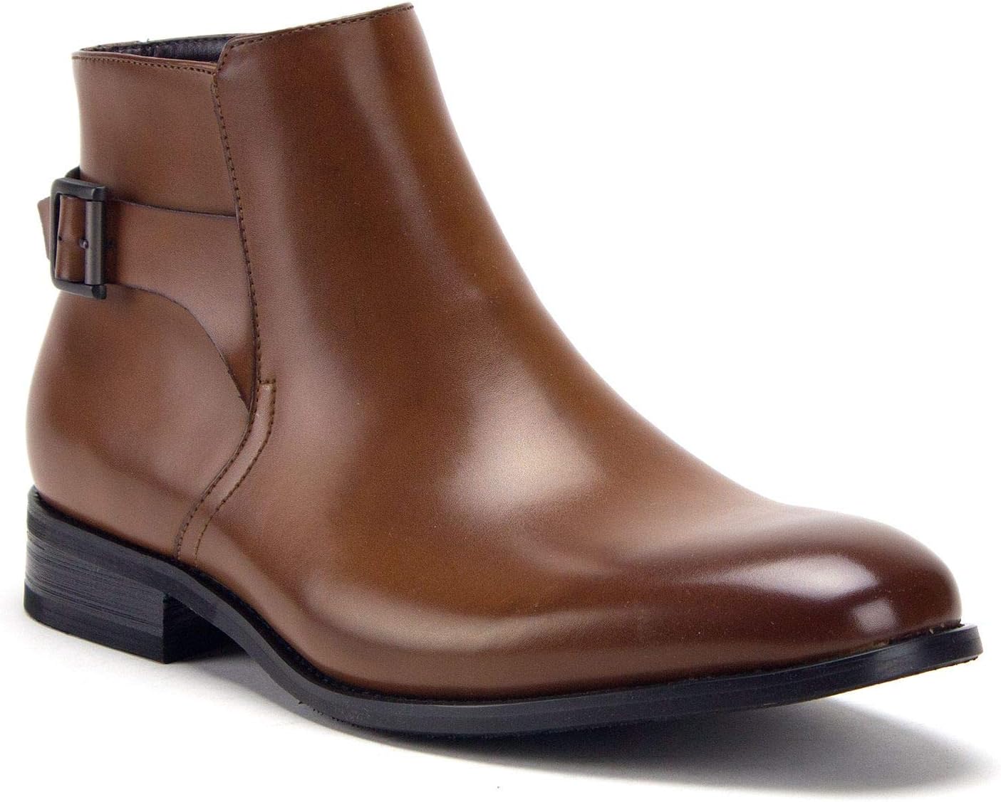 

Мужские ботинки Jazame McVey с эффектом потертости, байкерские ботинки с укороченной голенью и стиль Челси, коричневый