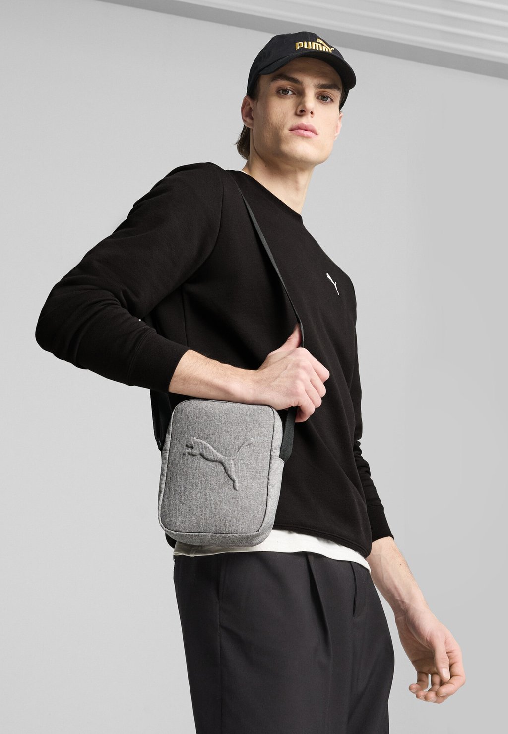 

Сумка через плечо BUZZ HEATHER Puma, серый