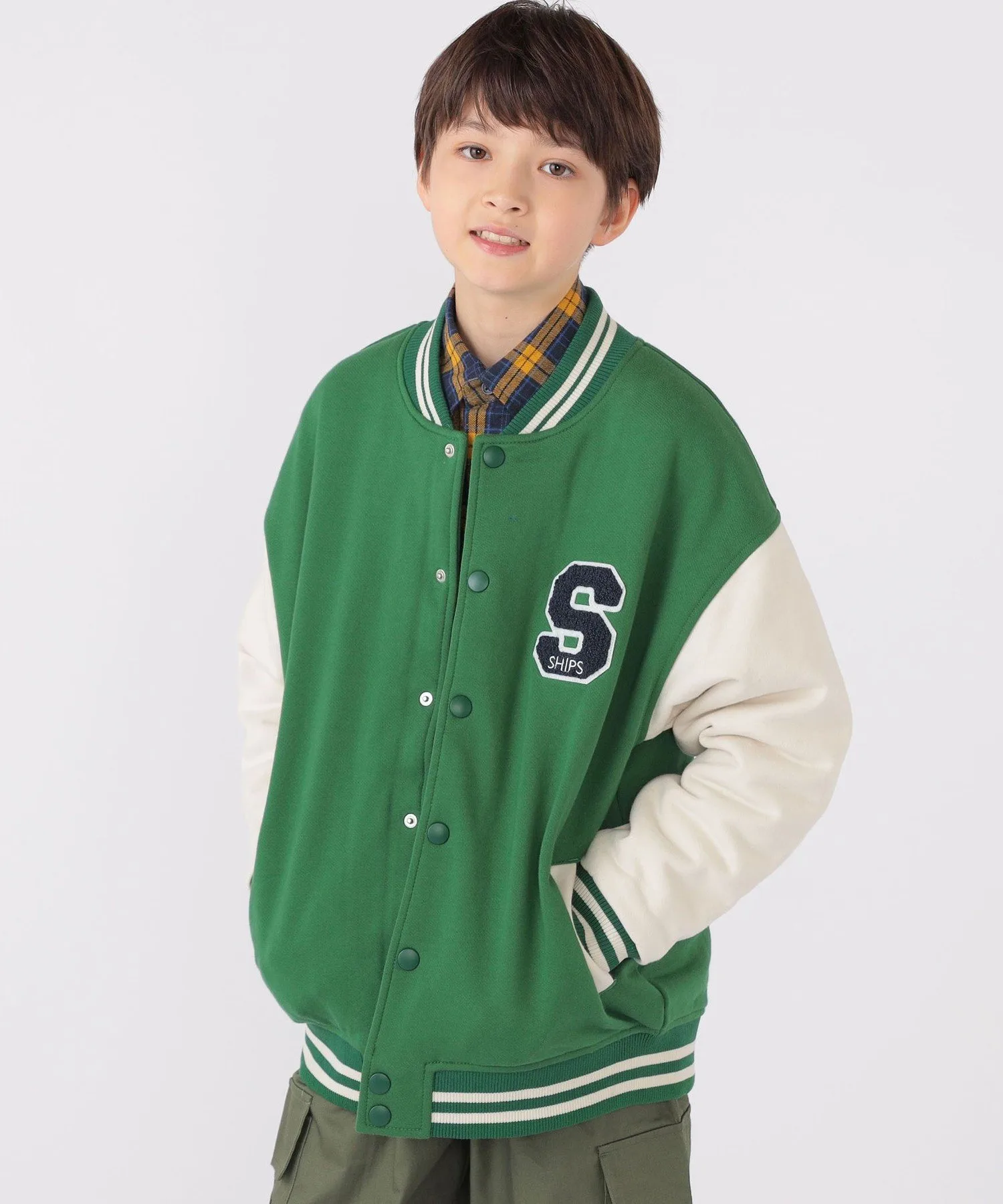 Детская куртка SHIPS: 140–160 см / Stadium Jacket SHIPS KIDS, Green