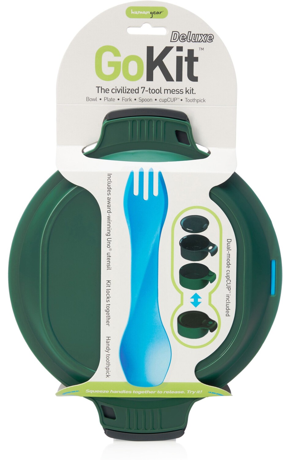 

Набор из 7 инструментов GoKit Deluxe Humangear, зеленый