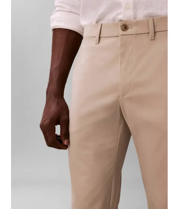 Брюки чинос slim fit Calvin Klein, бежевый — фото 4
