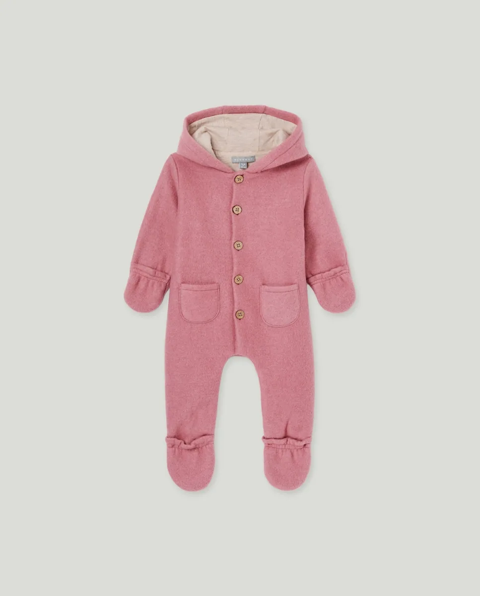 

Флисовый свитер с капюшоном с внутренней подкладкой для младенца Coconut El Corte Inglés, сливовый