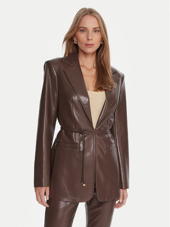 

Куртка из искусственной кожи regular fit 5BGN04 7389A Marciano Guess, коричневый