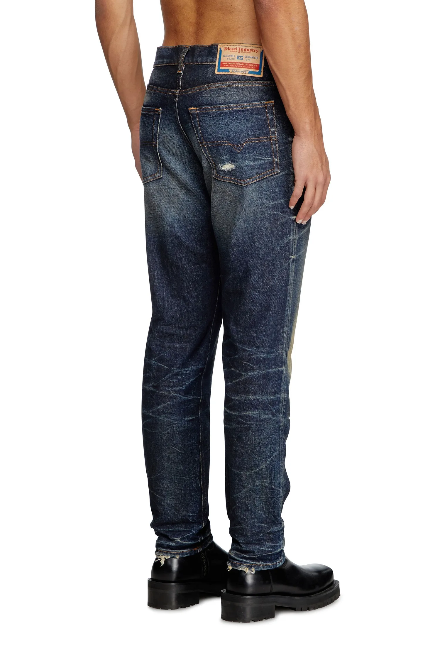 Мужские джинсовые брюки 2023 D-FINITIVE Diesel, Indigo Blue — фото 2