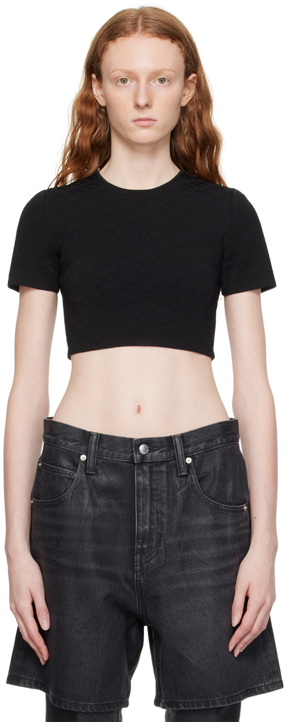 

Укороченная футболка alexanderwang.t, черный
