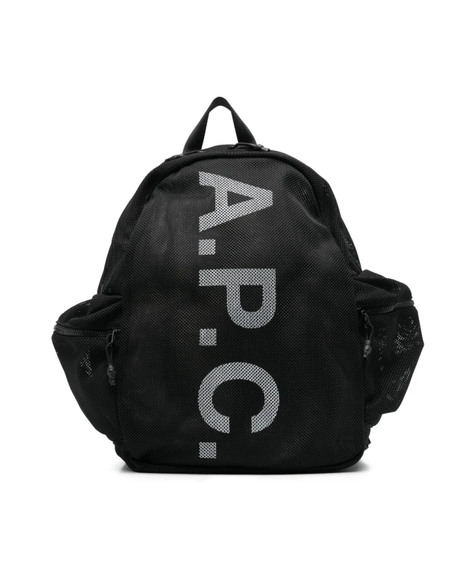 

Черный рюкзак на молнии с мягкими лямками. A.P.C., черный