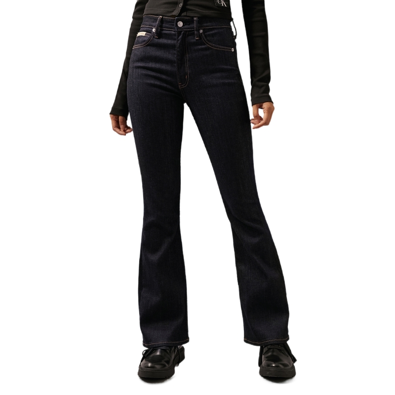 CALVIN KLEIN Jeans Женские Джинсы Черные, 1AP-Denim Black — фото 2