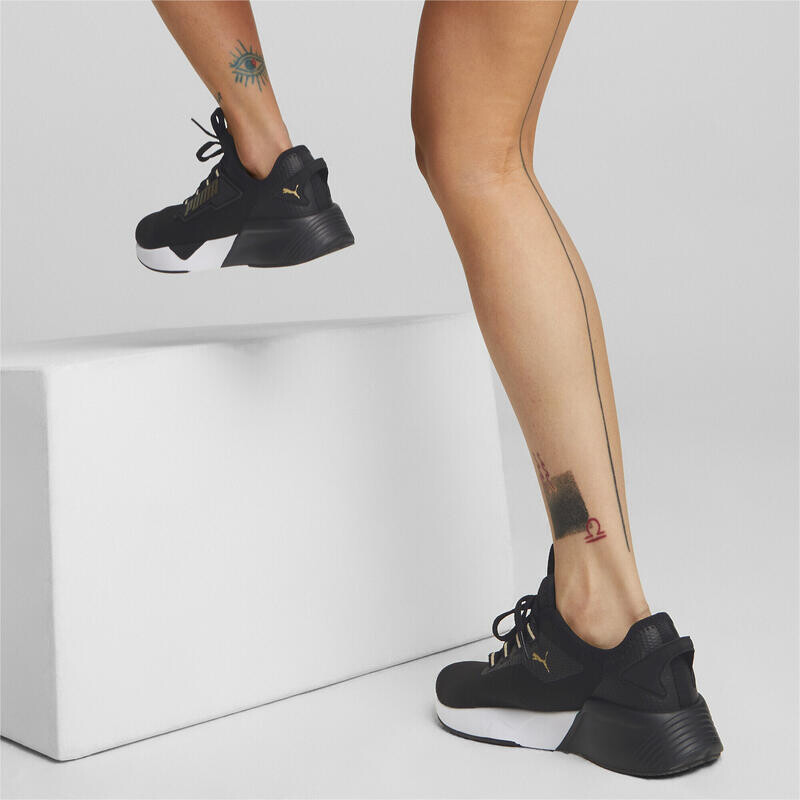 Кроссовки Retaliate 2 для взрослых PUMA Black Team Gold Beige — фото 3