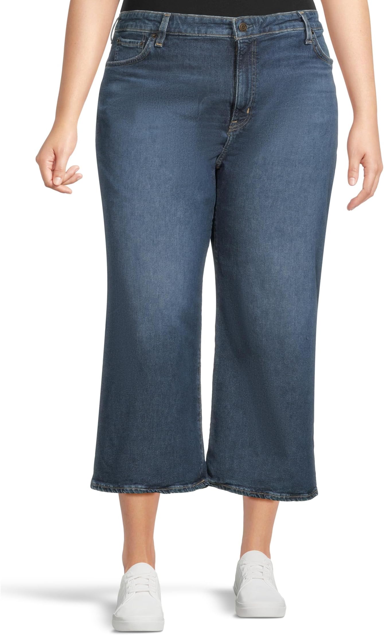 

Джинсы Lauren Ralph Lauren High-Rise Wide-leg Cropped Jean, цвет Marina Wash