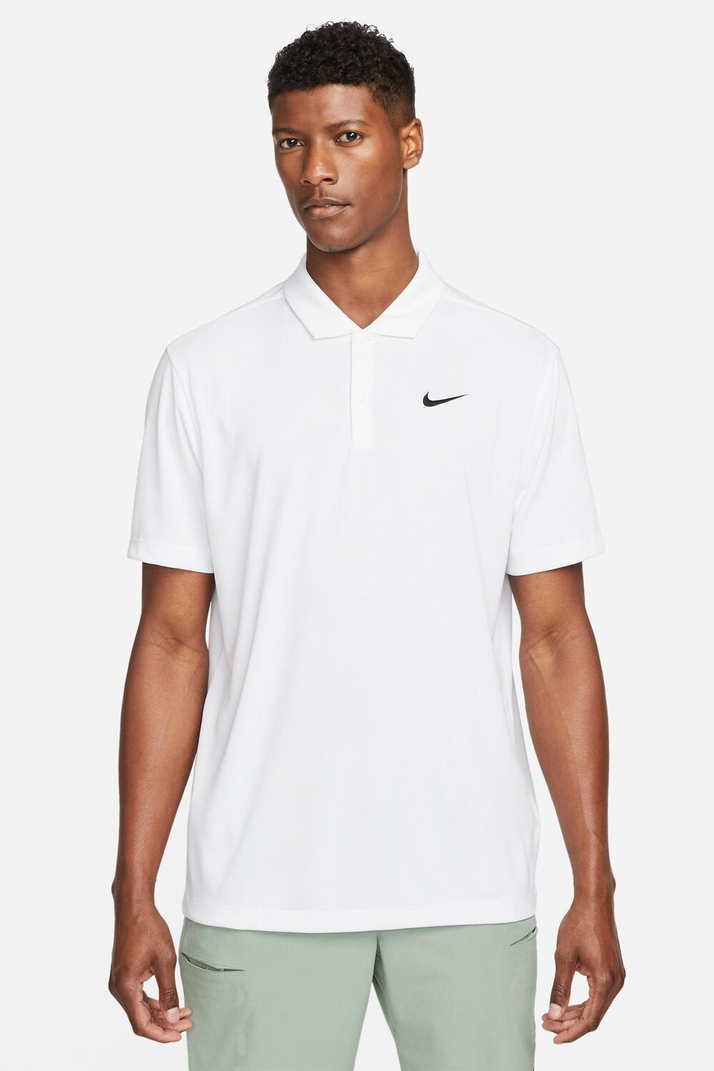 

Футболка поло для гольфа Dri Fit Victory Nike, белый