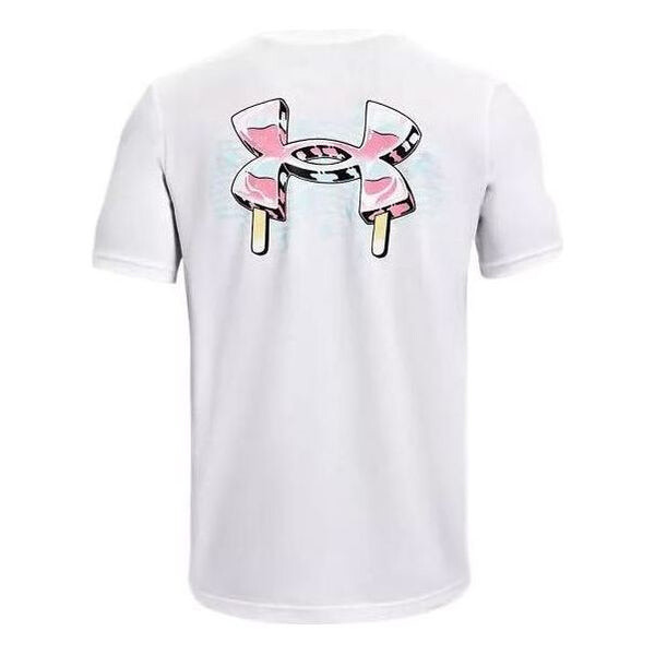 

Футболка training ice cream graphics t-shirt 'white' Under Armour, белый