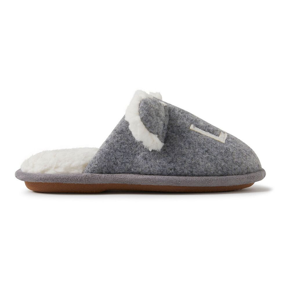 

Детские семейные шлепанцы Dearfoams Casey Lil Bear, цвет Light Heather Gray