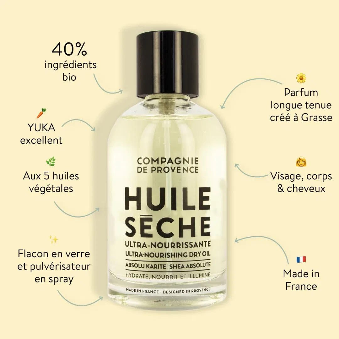 Ультрапитательное сухое масло «Karite» от Compagnie De Provence 100 мл Compagnie De Provence — фото 2