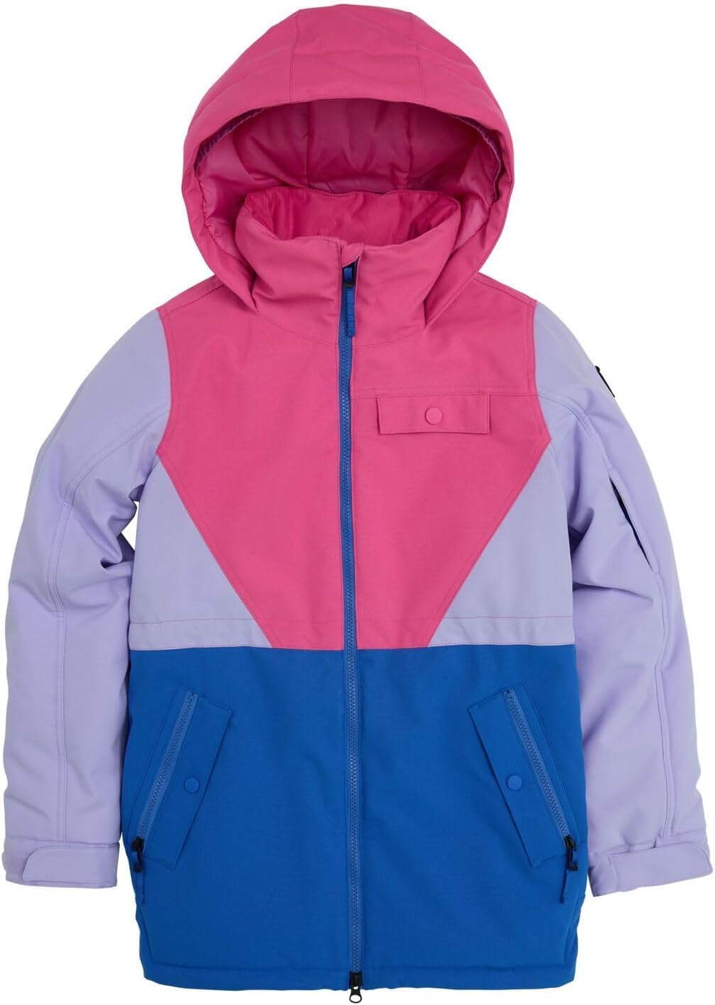 

Утепленная зимняя куртка Burton Youth Khione 2L для девочек, Fuchsia Fusion/Supernova/Amparo Blue