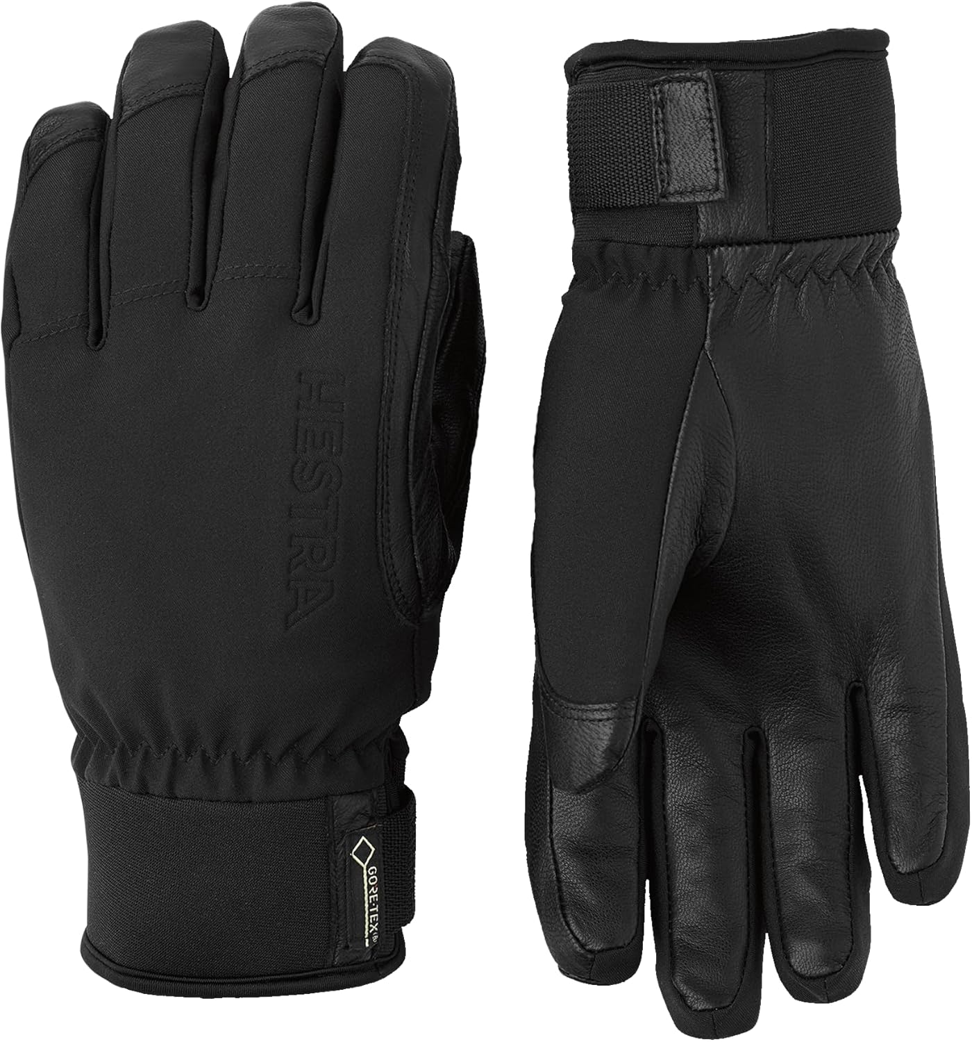 

Горнолыжные перчатки Hestra Alpine Short Gore-Tex, водонепроницаемые кожаные перчатки с 5 пальцами для катания на лыжах и сноуборде, Black, Черный, Горнолыжные перчатки Hestra Alpine Short Gore-Tex, водонепроницаемые кожаные перчатки с 5 пальцами для ката