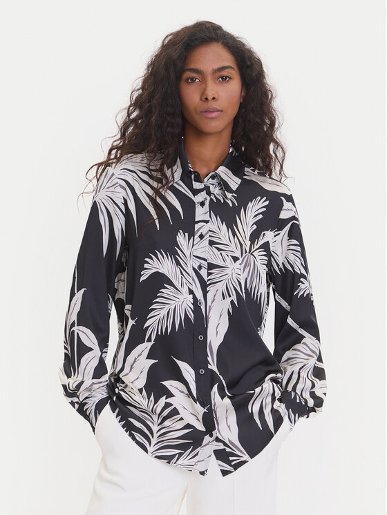 

Рубашка regular fit W5YH03 WF1T2 Guess, чёрный