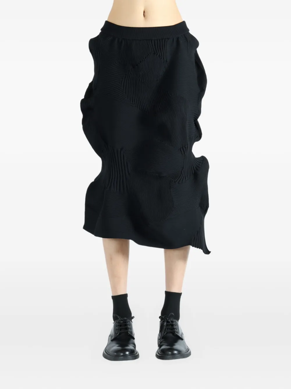 

Фактурная юбка IM58KG260 Issey Miyake, черный