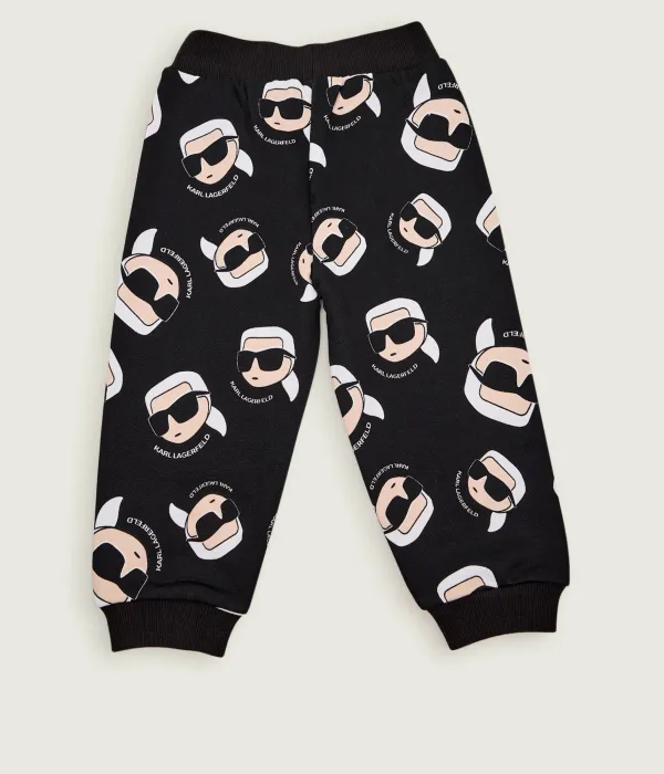 Спортивные штаны Regular fit Karl Lagerfeld Kids, черный — фото 2