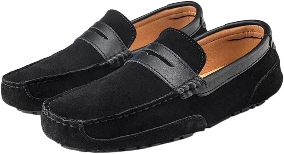 Лоферы кожаные Men's Loafers Penny Loafers, Black SayfuR