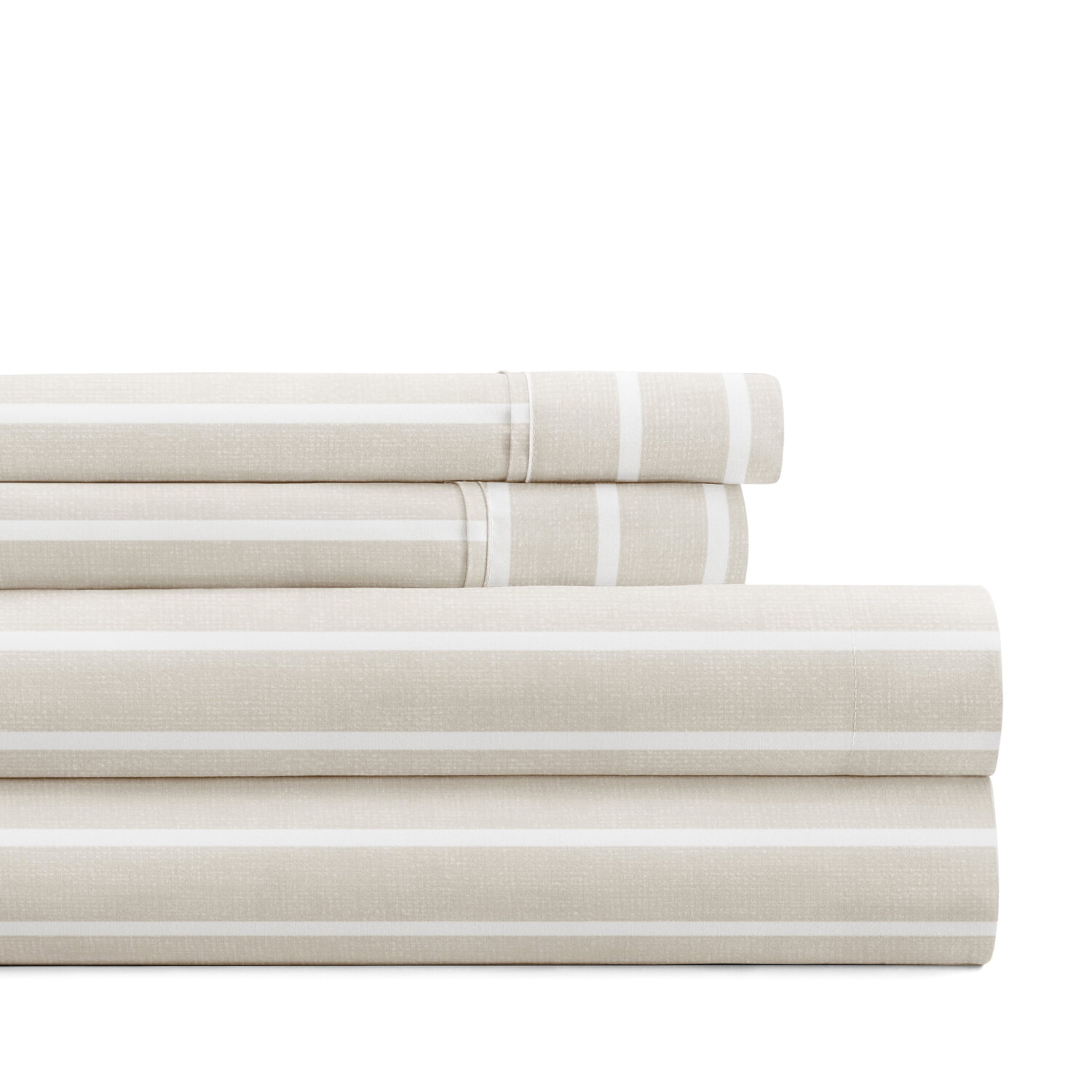 

Комплекты простыней из микрофибры Noble Linens 4 шт, бежевый