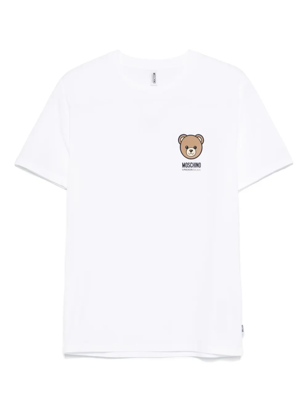 

Футболка с логотипом Moschino, белый