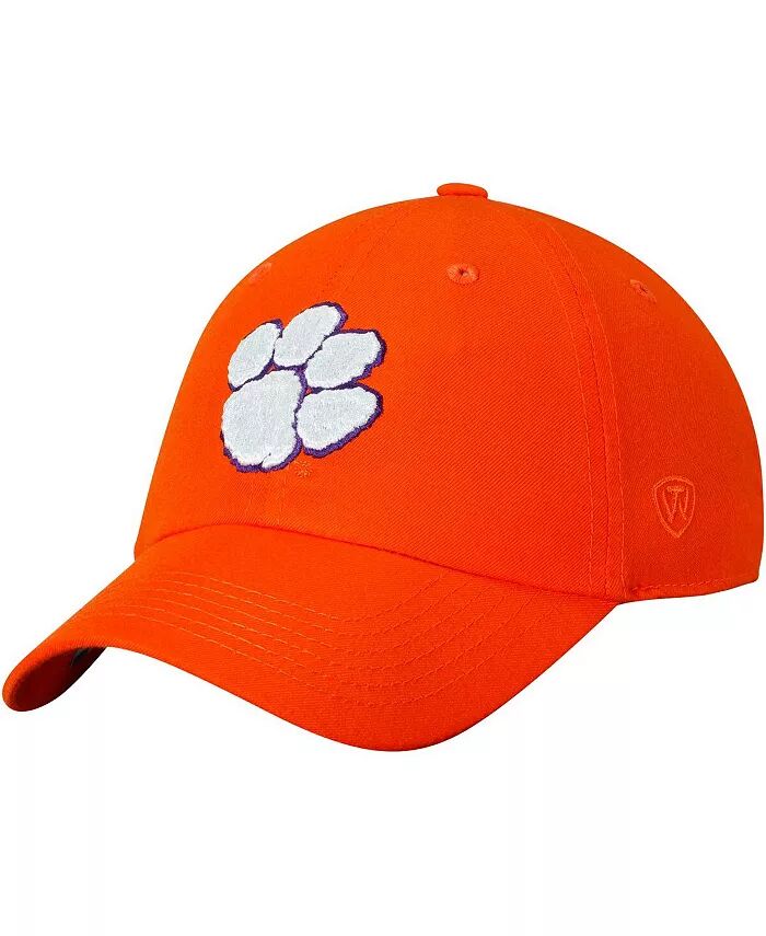 

Мужская оранжевая кепка с логотипом Clemson Tigers Primary Staple Adjustable Top of the World