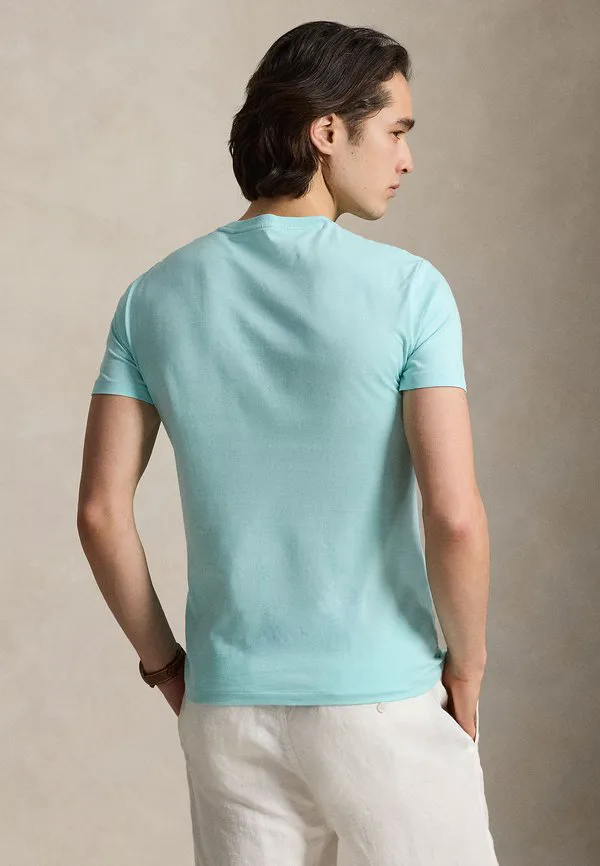 Базовая футболка с коротким рукавом Polo Ralph Lauren, New Aqua — фото 3