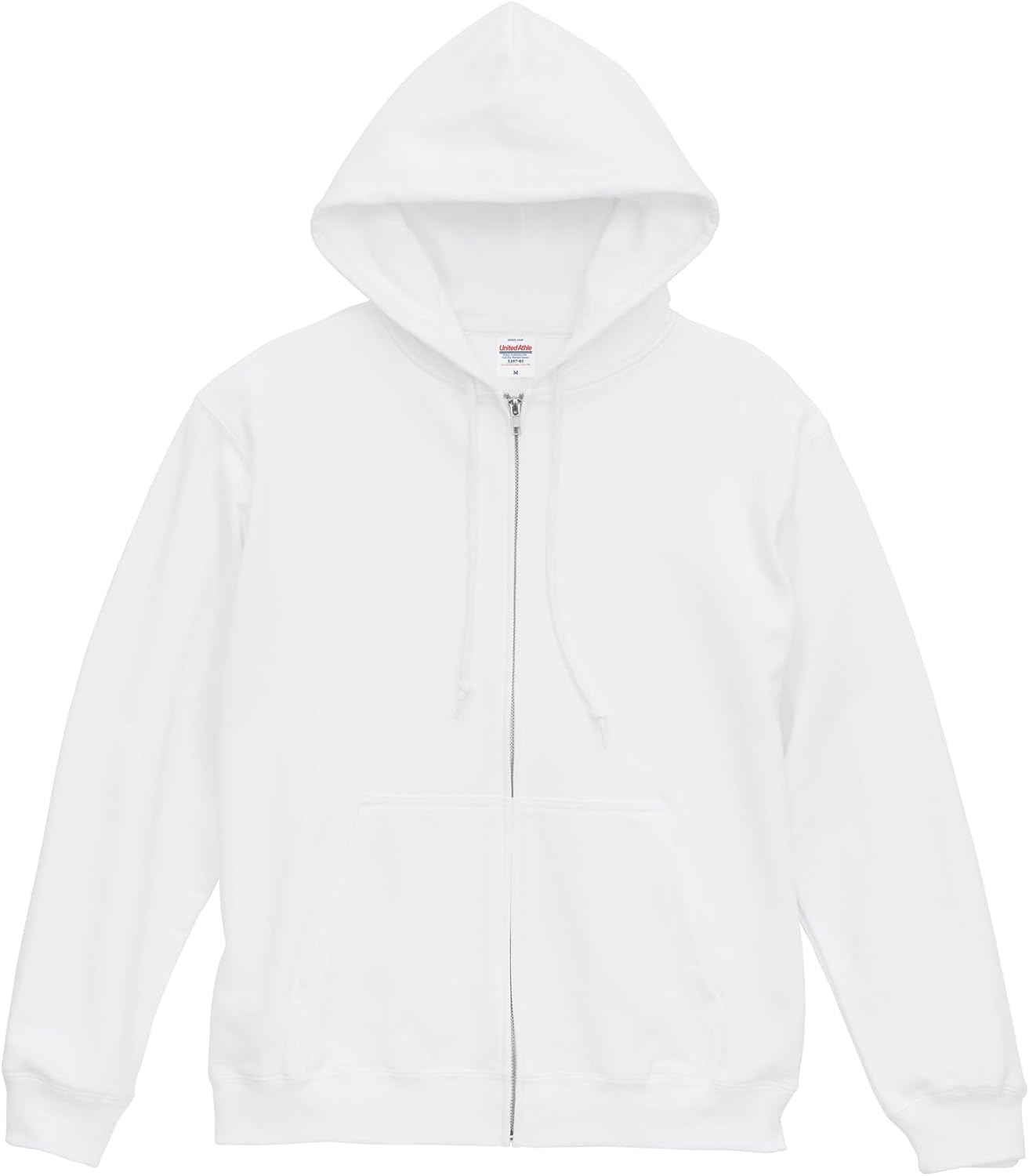 

Толстовка с капюшоном United Athles, 8,8 унций, AP Sweat Full Zip Hoodie, белый