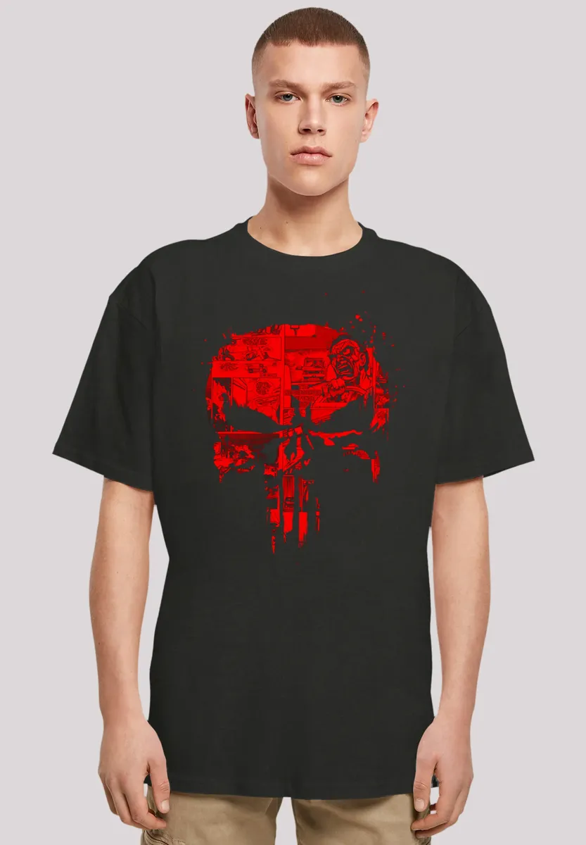 

F4NT4STIC Футболка "Marvel Punisher Vintage Comic", премиум качество, черный