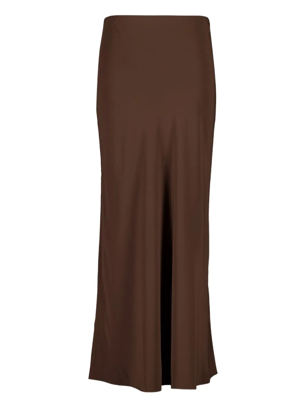 

Шелковая юбка макси Matteau, коричневый