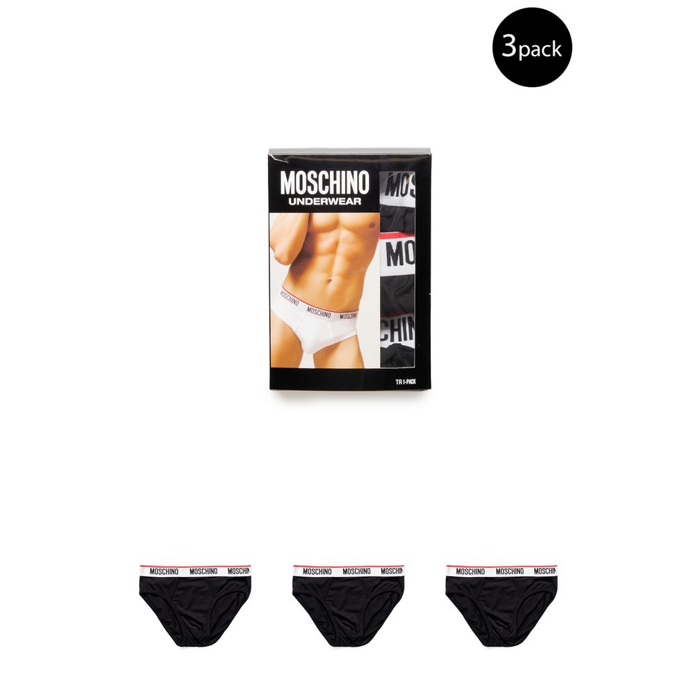 

Черное хлопковое нижнее белье Moschino