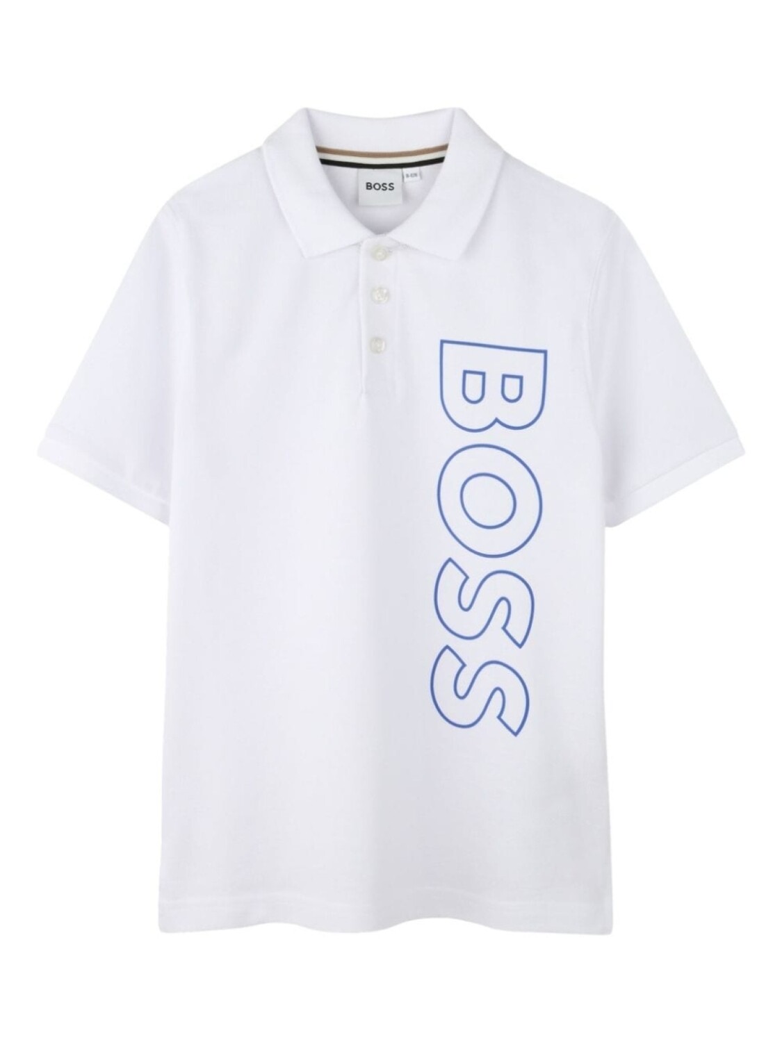 

BOSS Kidswear рубашка поло с логотипом, белый