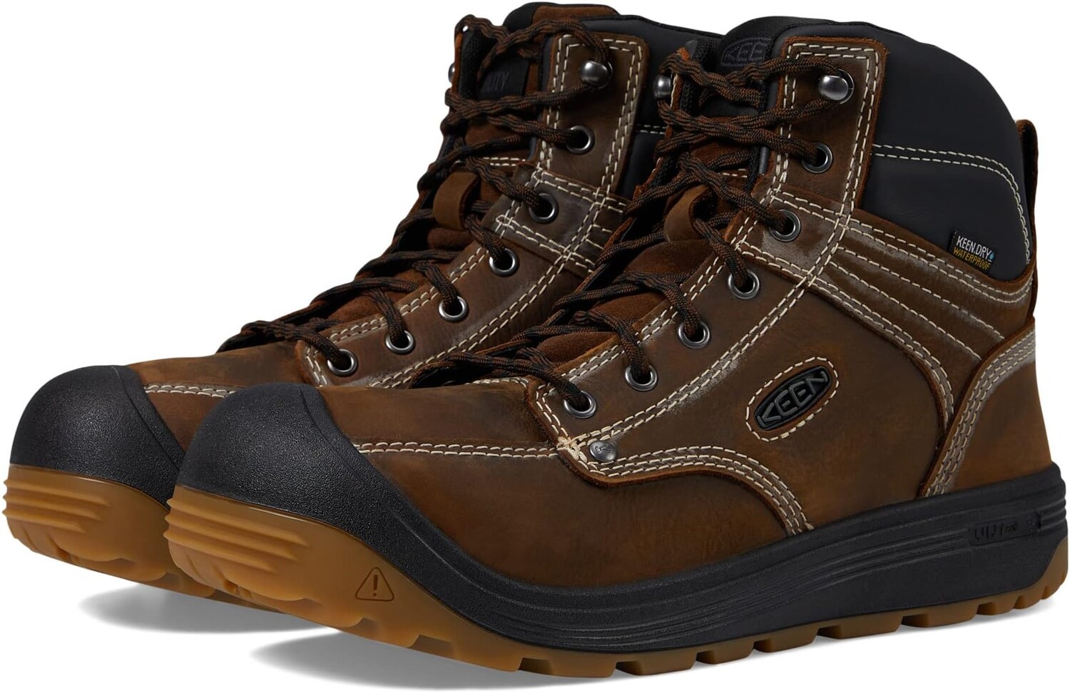 

Ботинки KEEN Utility Fort Wayne 6" WP Soft Toe, цвет Dark Earth/Gum