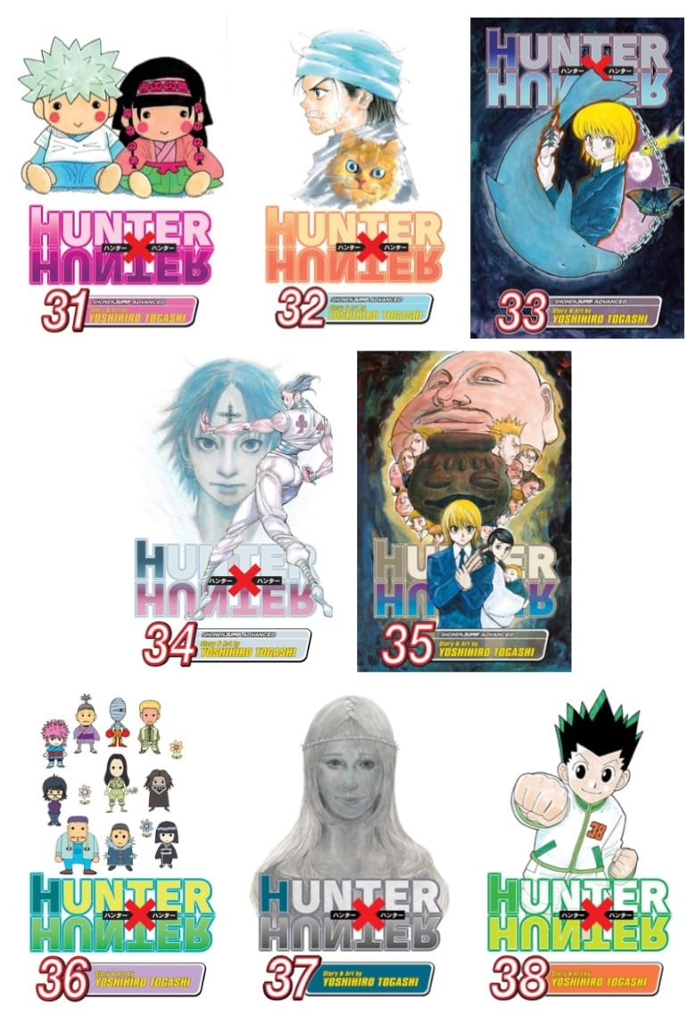 

Hunter x Hunter Manga Series 8-Book Collection Set (Vol.31 to Vol.38) - Thrilling Conclusion with Epic Battles and Unforgettable Characters (generic)
