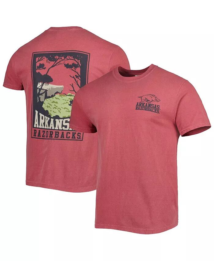 

Мужская футболка Crimson Arkansas Razorbacks Hyperlocal Tree Image One