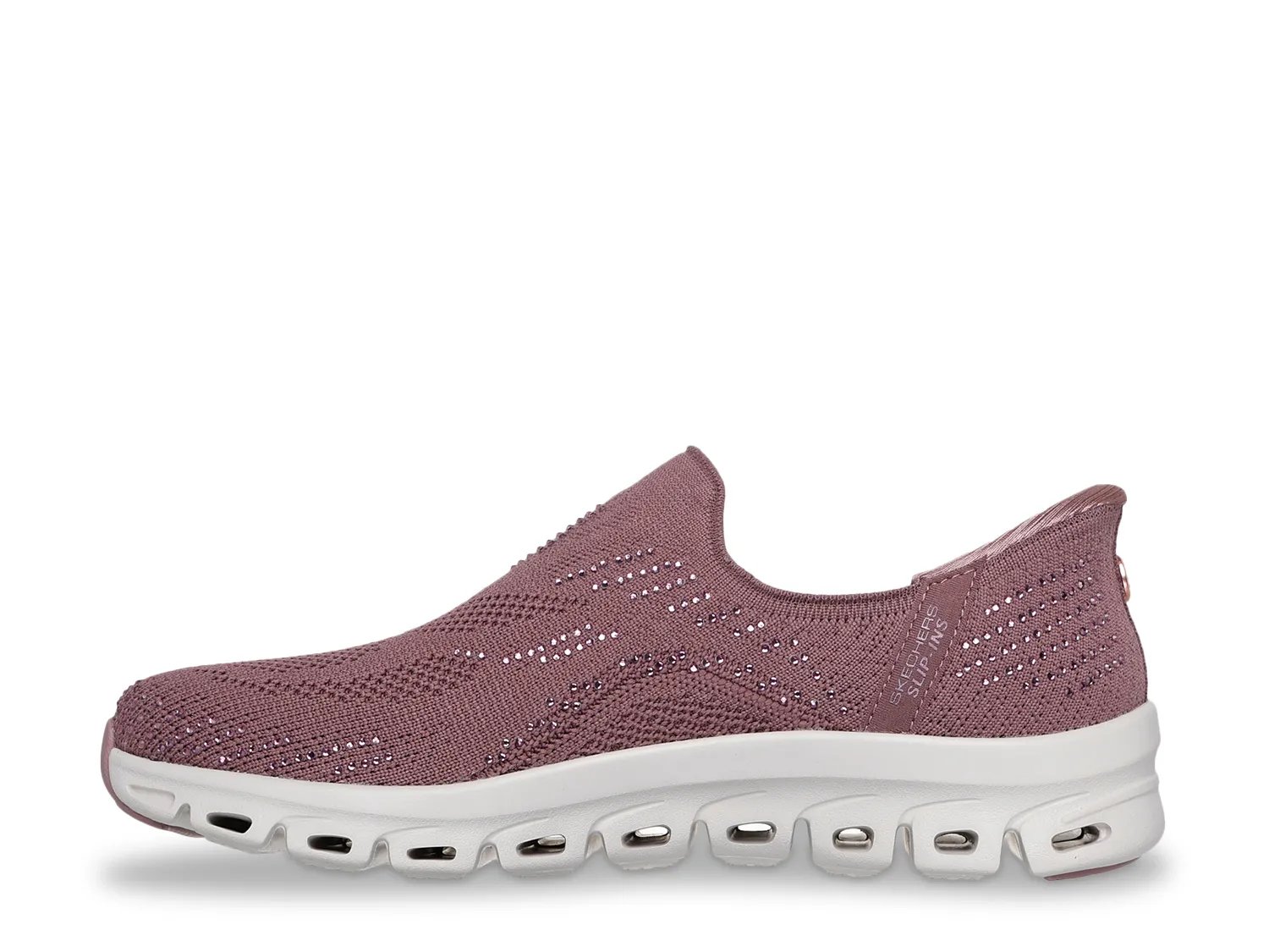 Кроссовки Skechers Skechers Slip-Ins Martha Stewart: Arch Fit Glide-Step Elevate Smoke Show Slip-On Sneaker, темно-розовый — фото 2