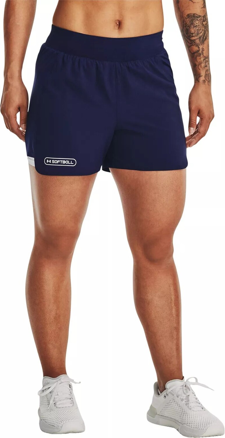 

Женские шорты 2-в-1 для софтбола Under Armour