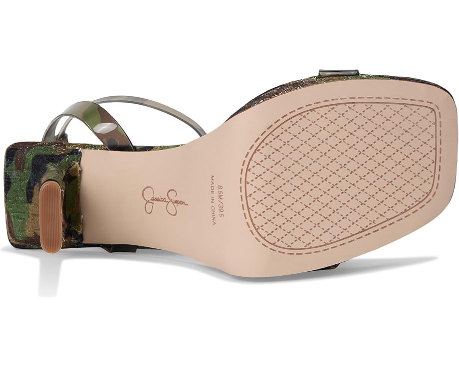 Туфли Jessica Simpson Adonia High Heel Sandals, цвет Forest Camo Green Multi — фото 3