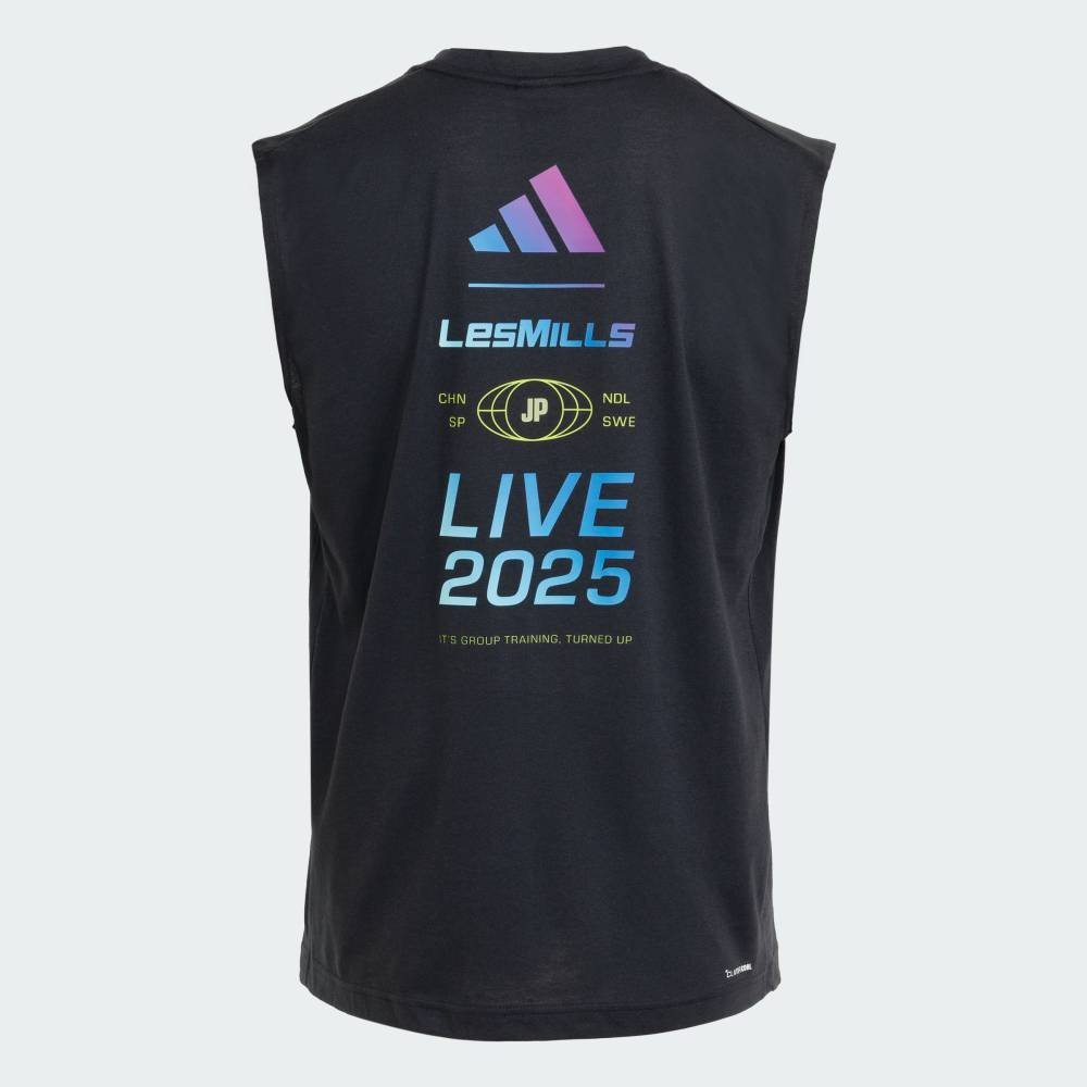 Майка LES MILLS LIVE TOKYO Event Adidas, black — фото 2