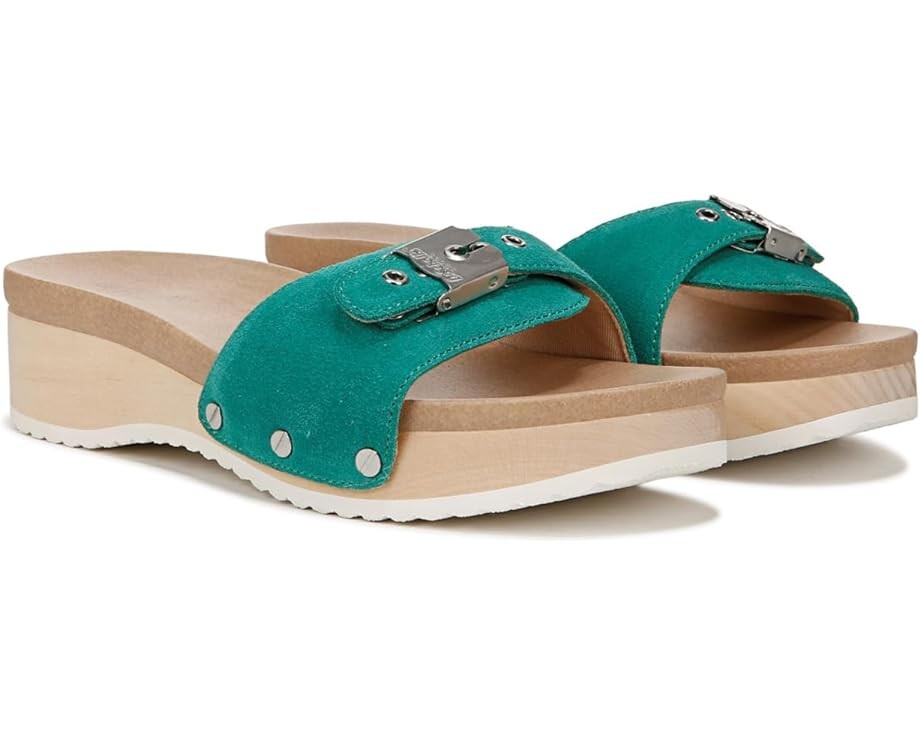 

Сандалии Dr. Scholl's Original Too Slide, цвет Court Green Leather