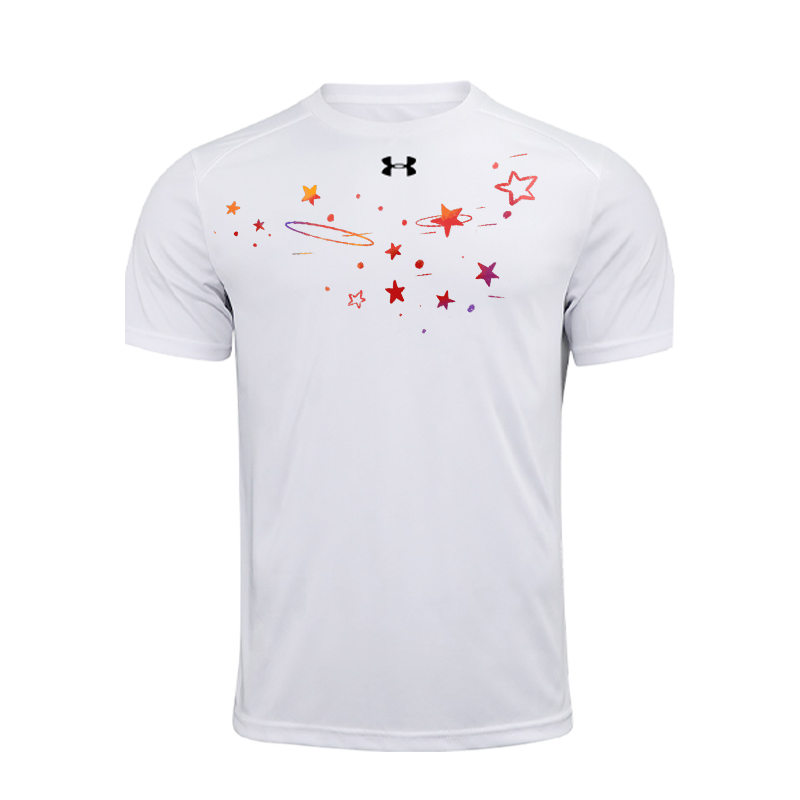 

Футболка с коротким рукавом Unisex быстросохнущая Under Armour, белый