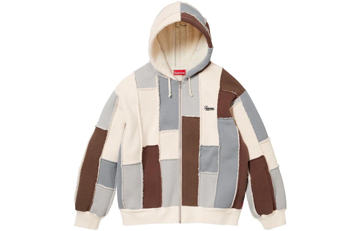 

Коллекция осень/зима FW23 Толстовка унисекс Supreme, цвет Natural
