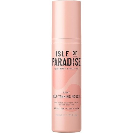 

Isle of Paradise Self Tan Mousse Light 200ml Пена для автозагара Натуральные ингредиенты Веганский